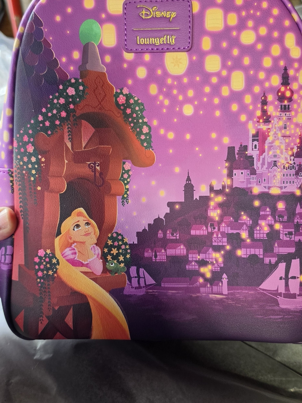 Loungefly Disney Tangled Rapunzel Lantern Night Mini Backpack